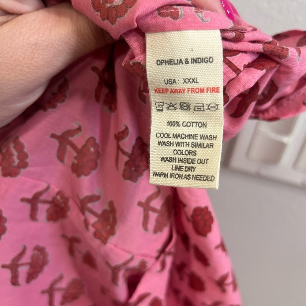 NWT Ophelia & Indigo x Erica Davies Pink Mae Top Size XXXL - Picture 9 of 10